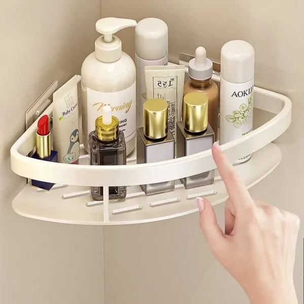 étagères murale de salle de bain triangle